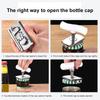 Jar Opener Lids Off Jar Opener Stainless Steel Effortless Arthritis Jar Opener Labor-Saving for Seniors with Arthritis