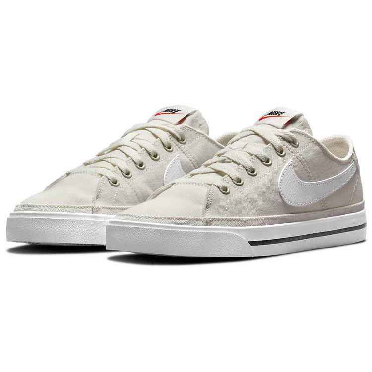 Nike  Court Legacy Canvas Sail Women Sneakers Cream Summit-White Black CZ0294-101
