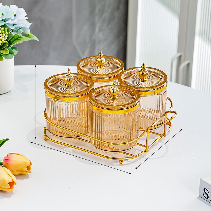 Transparent Food-Grade Plastic Storage Jars for Grains, Snacks, and Dried Goods