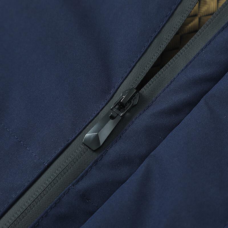 Pierre Cardin Men's Solid Color Hooded Winter Padded Jacket