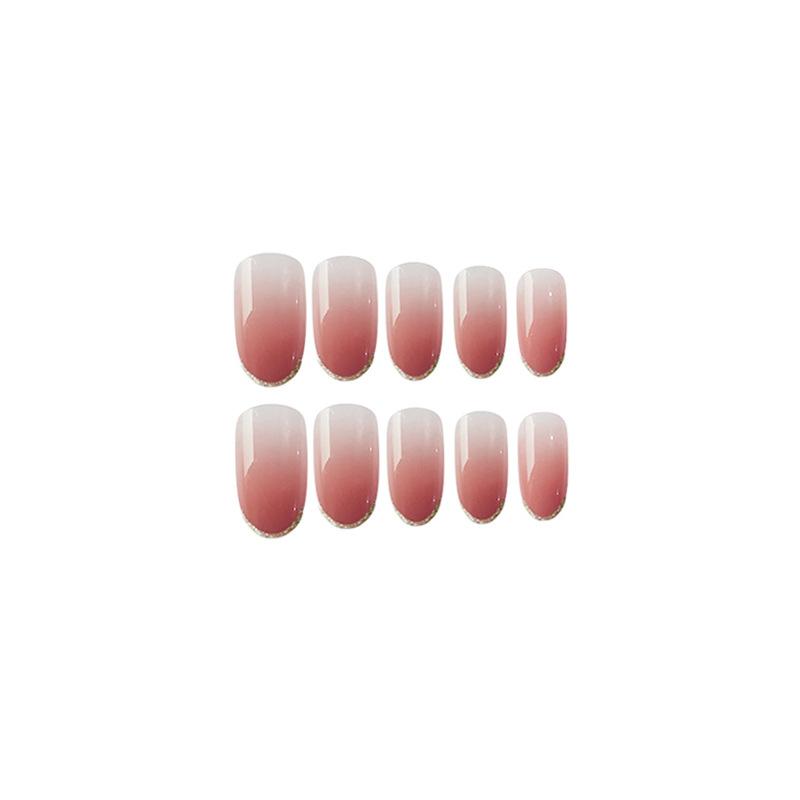 24 Stück künstliche Nägel, mikroklar, niedlich, künstliche Nägel zum Aufdrücken, Kunstdekoration