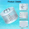 Corrosion Resistant Pump Suction Filter Strainer Basket With NPT Female Thread Reduces Solid Particles For Pump Systems