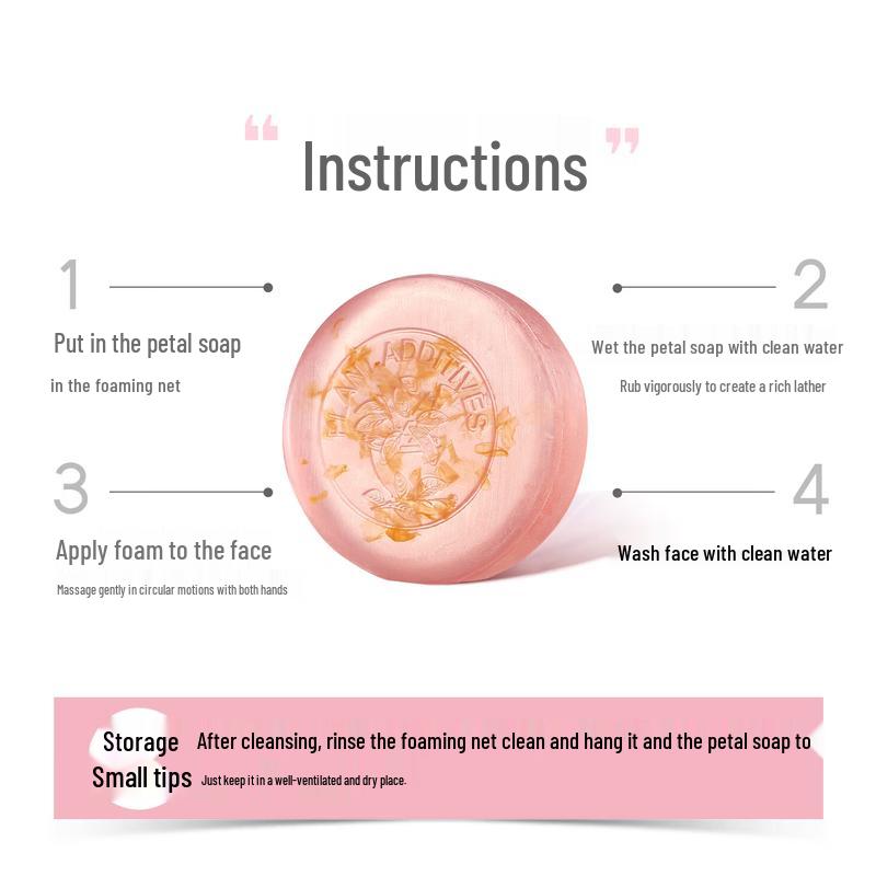 Kustie Cherry Blossom Petal Essential Oil Soap