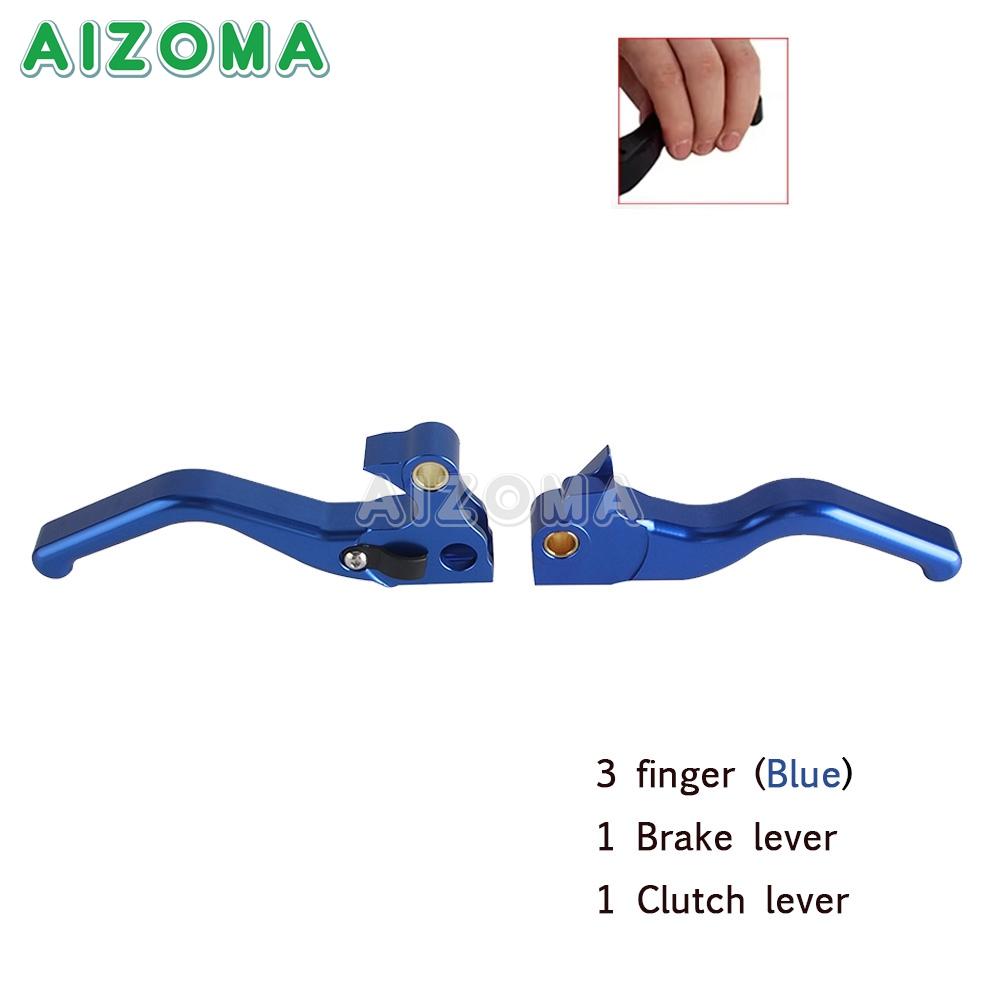 2/3 Finger Motorcycle Front Brake Handle Clutch Levers For Harley Sportster XL XR 1200 883 50 Nightster Roadster Iron 2004-2013