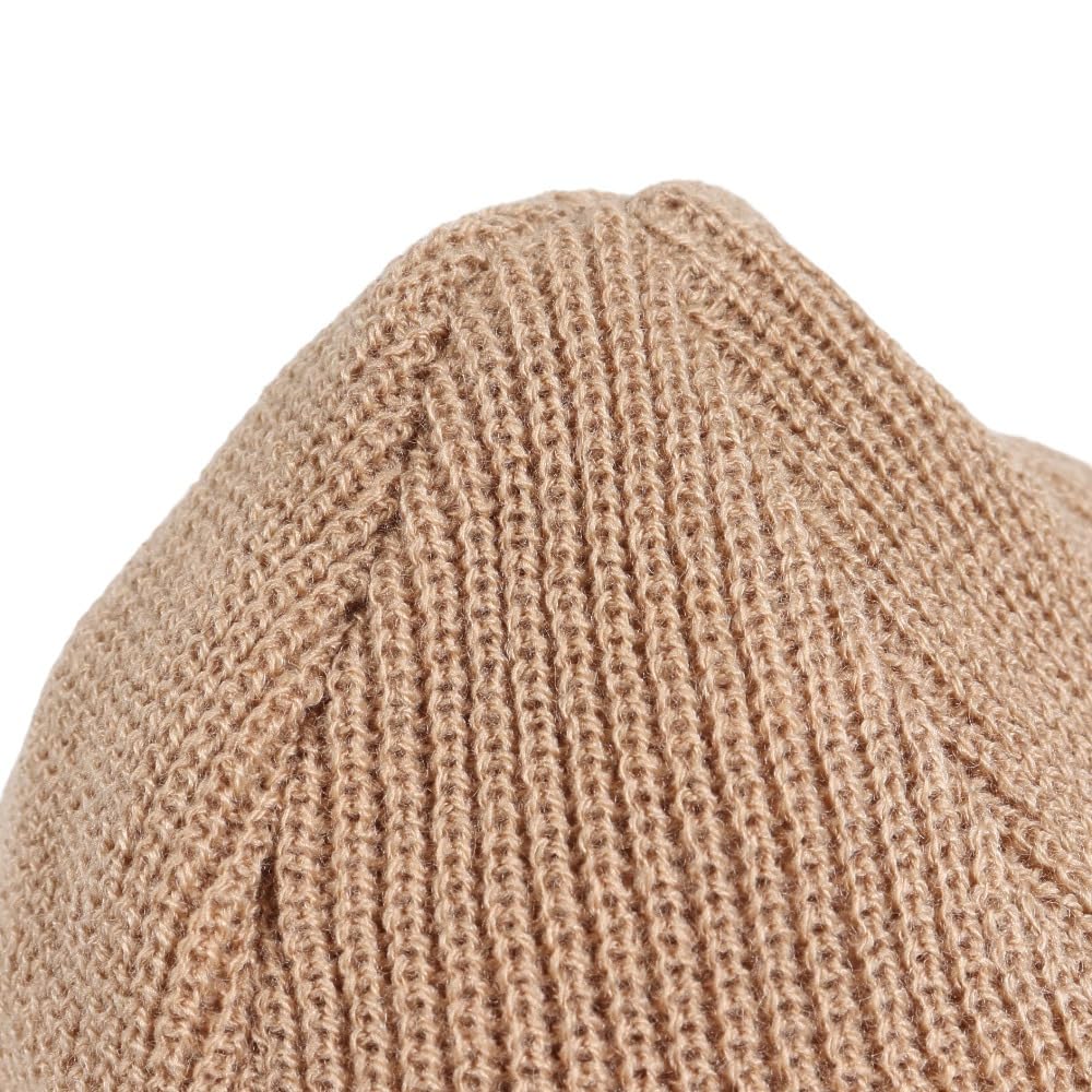 The North Face Stitchwork Kelp Free Size Beanie, Unisex, Stretch, Warm, Tan,