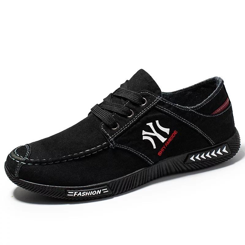 Scarpe da Ginnastica da Uomo 2025 Antiscivolo Suola Morbida Casual Maschili Lavoro in Denim Traspiranti Taglia 39-44 Sneaker alla Moda
