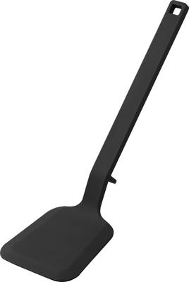 Yamazaki Jitsugyo Silicone Fry Turner S Black W7 X D5 X H25cm Tower Dishwasher Safe Floating Tip Turner Small Size 1595
