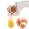 Plastic Egg Separator White Egg Breaker Handheld Egg Shell Cracker  For Breaking Egg
