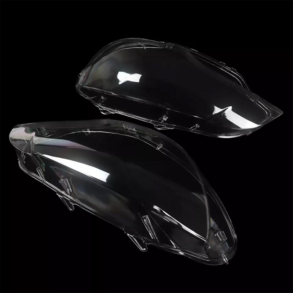 2PCS Clear Headlight Lens Cover Headlamp Left+Right For BMW E71 X6 2008-2014