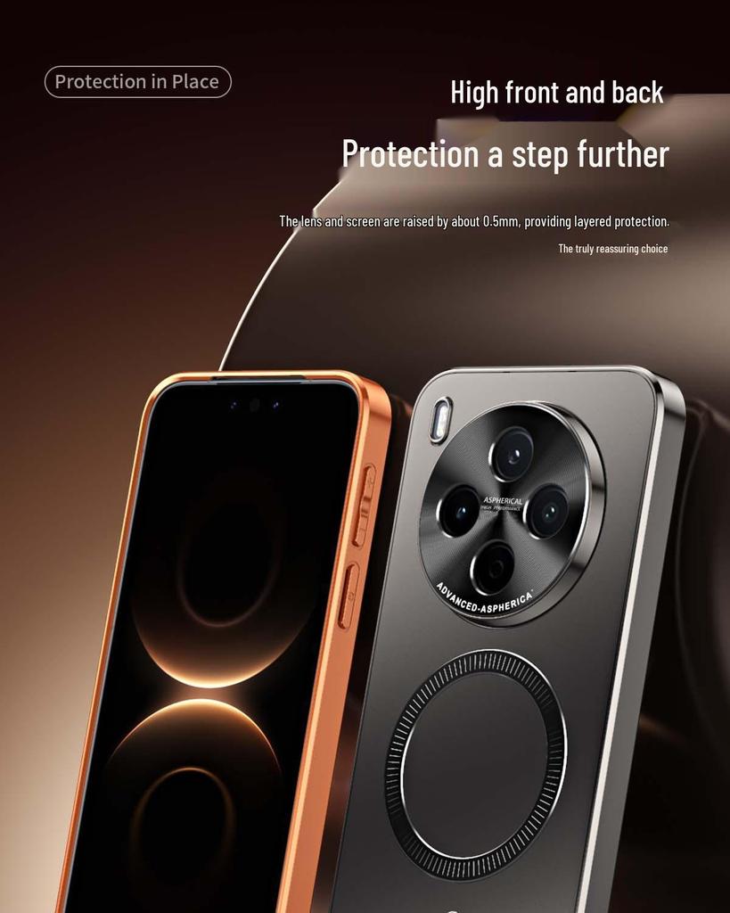 Vivo Y300i Phone Case - Drop-Proof, Lens Protection, Built-In Magnetic Ring, High-End Feel, Unisex Design, Cool Protective Cover.