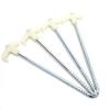 4 Pcs Steel Tent Pegs Screw Noctilucent Drill In Caravan Camping Tent Awning Peg