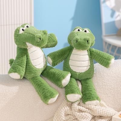 Cute Green Long-Legged Crocodile Doll Plush Toy Crocodile Doll Children Soothe Rag Doll Girl Birthday