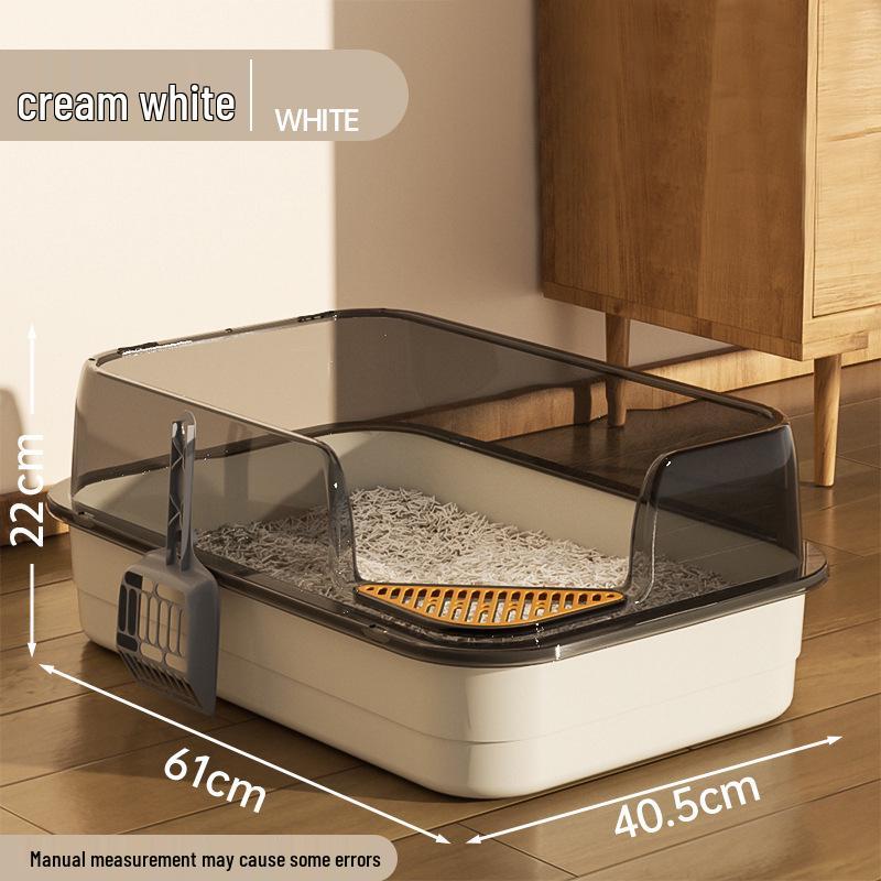 Extra Large High-Sided Anti-Tracking Cat Litter Box
