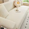 High Elastic Polar Fleece Jacquard Sofa Cover Solid All-Cover Anti-Scratch Couch Covers Stretch Sofa Protector for Four Seasons