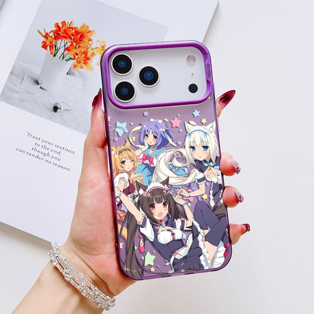 Colorful Anime Design Full Protective Soft Case For iPhone 15 16 17 16E 17E 14 13 12 11 Pro Max