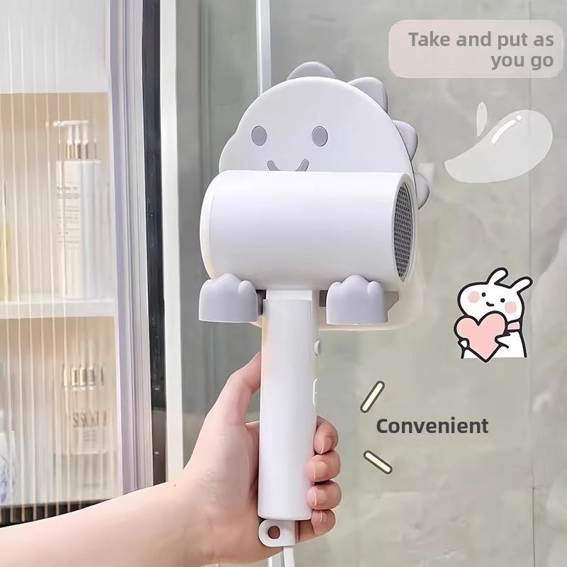 Cute Bathroom Home Creative Small Dinosaur Hair Dryer Holder