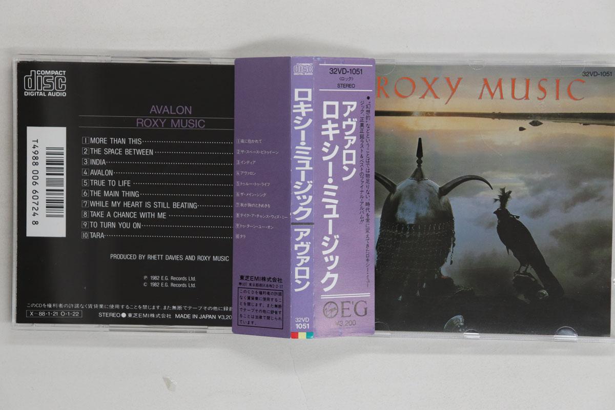 CD ROXY MUSIC Avalon 32VD1051 Virgin EG 1987 Japan Obi Rock Used