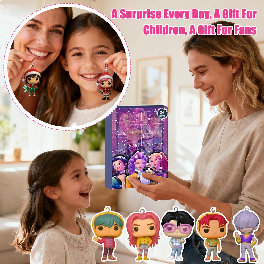 3D WDoll Surprise Box, 24 panenek čeká, až je rozbalíte, Vánoční překvapení pro přátele a děti