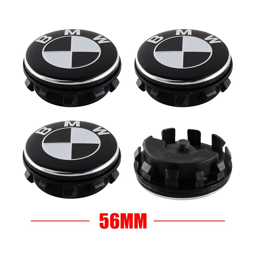4Pcs 56mm Car Wheel Center Caps Hub Caps Rims Cover Hubcaps Accessories For For BMW X1 X5 E70 X6 E71 Z4 E89 3 Series E90 E91 E60