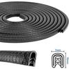 Car Door Protection 4M U-Shaped Rubber Protector Anti-Collision Protect for Most Cars.[Z1050]