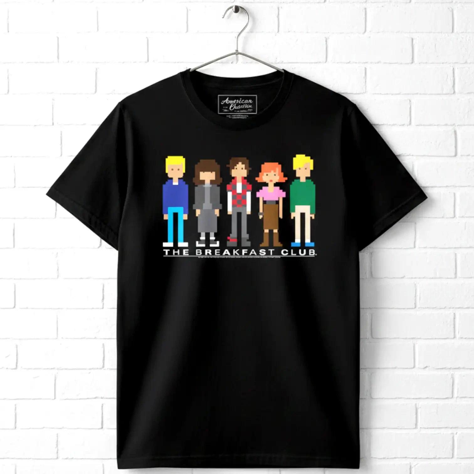 Breakfast Club in 8Bit Pixels Men s T Shirt XXXXL