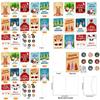 Festive Card Christmas Kit Party Planning Props With Stickers Envelopes And