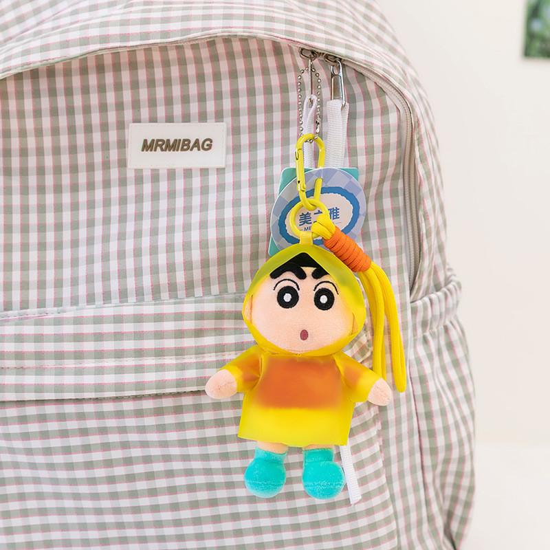 Crayon Shinchan Keychain Plush Toy For Backpack Decoration Collectible Gift