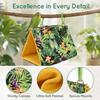Soft Fabric Pet Bird Hammock Quick Dry Triangular Bird Nest Easy Install Hut Tent  Cockatiels