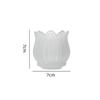 Elegant Aromatherapy Candle Holder - Thick Transparent Glass for Home Display & Scented Candles