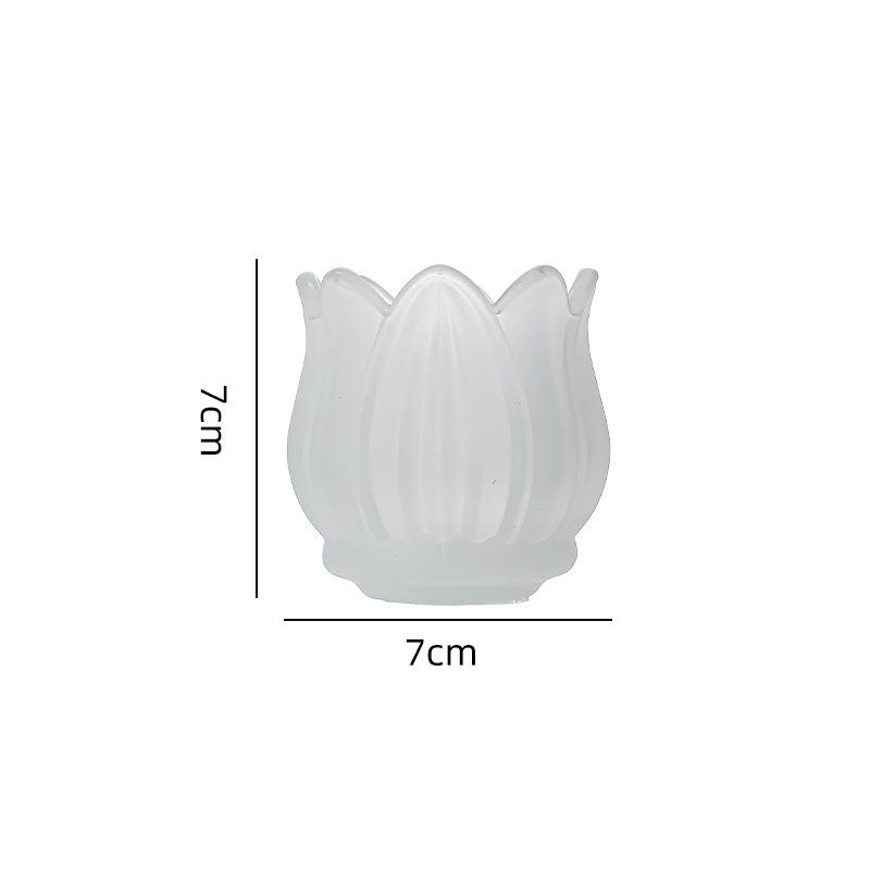 Elegant Aromatherapy Candle Holder - Thick Transparent Glass for Home Display & Scented Candles