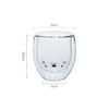 300ml Creative Double Wall Glass Mug Cute Beer Milk Coffee Cup Bear Cat Dog Animal Double-layer Glass Mug Valentine's Day Gift