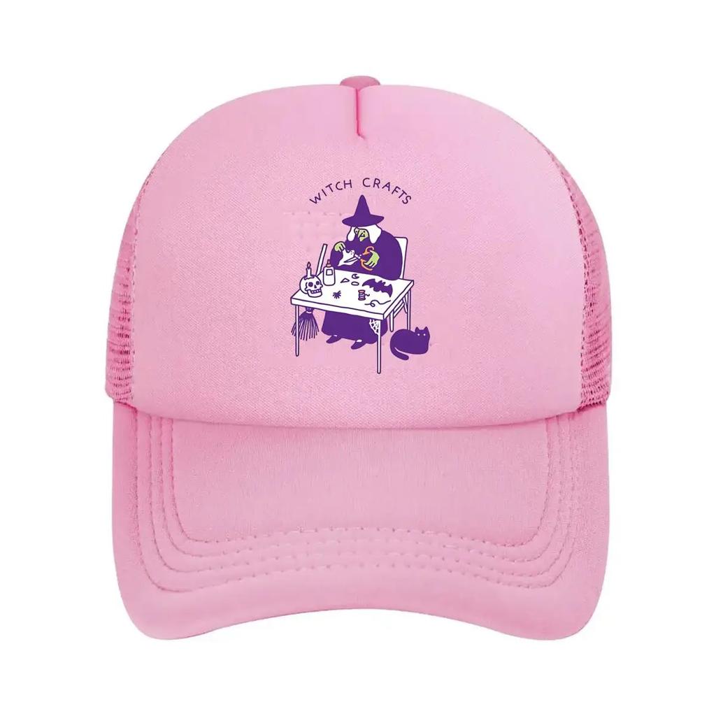 Witch Crafts Sticker Mesh Baseball Cap