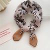 58cm Cotton Linen Women's Scarf Fashion Print for Hair and Neck Square Design