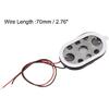 Uxcell 1W 8 Ohm Mini DIY Magnetic Speaker Replacement Loudspeaker 15mmx24mm for Electronic and Navigator 8pcs
