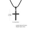 Cross Pendant Necklaces for Men Boys,Stainless Steel Link Chain Necklaces,Classic Jewelry Accessories Gifts
