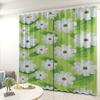 Floral Curtain Fabric Bedroom Living Room Balcony Blackout Curtain Office Hotel Heat Insulation Curtain