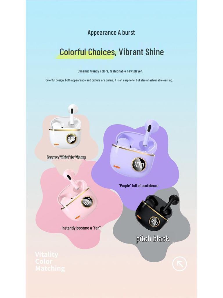 High-Quality Universal TWS Mini In-Ear Bluetooth Wireless Earphones for Music & Gaming