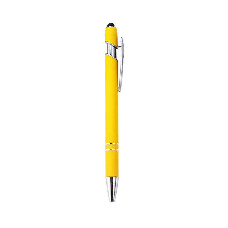 Custom Logo Colored Metal Gel Ballpoint Pen for Signing & Touchscreen Use