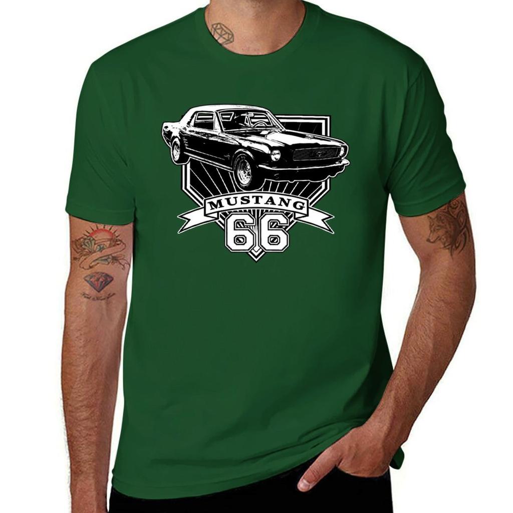 66 Mustang Coupe T-Shirt plus size tops sweat tshirts for men