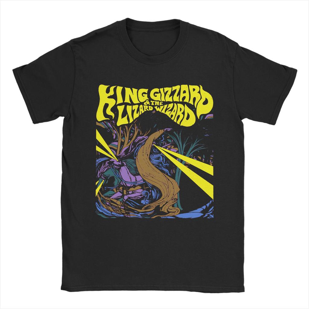 Printed This Is King Gizzard & Lizards Wizard T Shirt For Unisex  Cotton T-shirts Short Sleeve Tops
