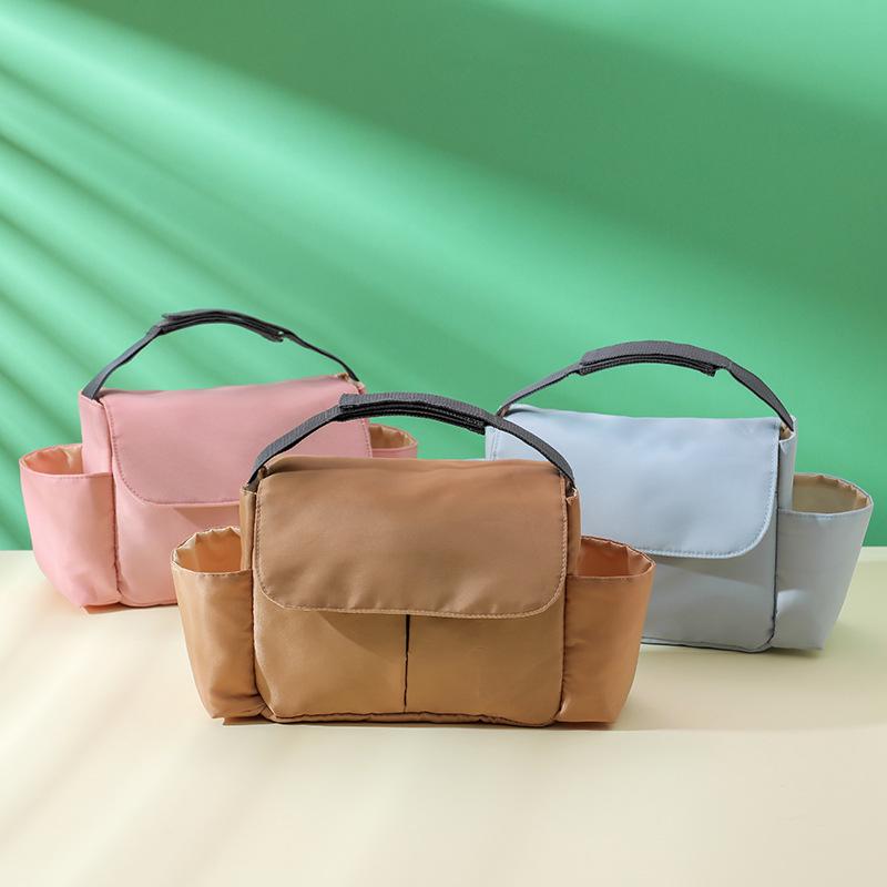 Waterproof Nylon Multifunctional Stroller Hanging Bag - Large Capacity Baby & Mom Storage Bag
