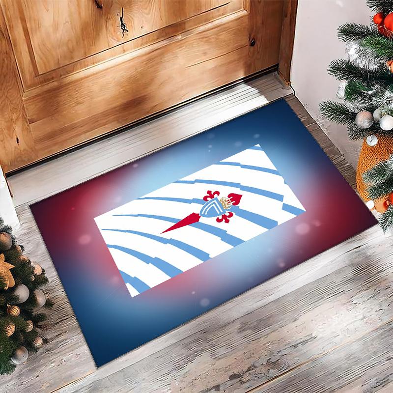 Celta Vigo FC Soccer Football Pattern Soft Area Rug Non Slip Indoor Floor Carpet Sports Decor Mat for Bedroom