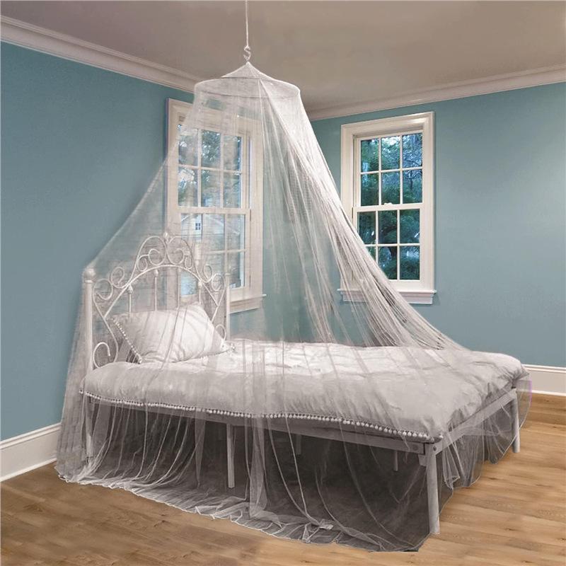 Summer Mosquito Net Canopy: Encrypted Folding Dome for Princess Bed with Free Installation