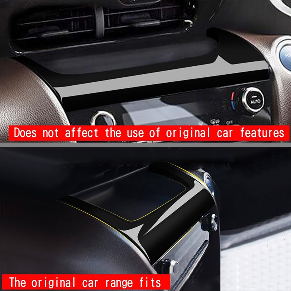 Toyota New Yaris Cross Console Garnish, Central Air Conditioner, Under Garnish, YARIS CROSS Interior Cover, ABS, Piano Black