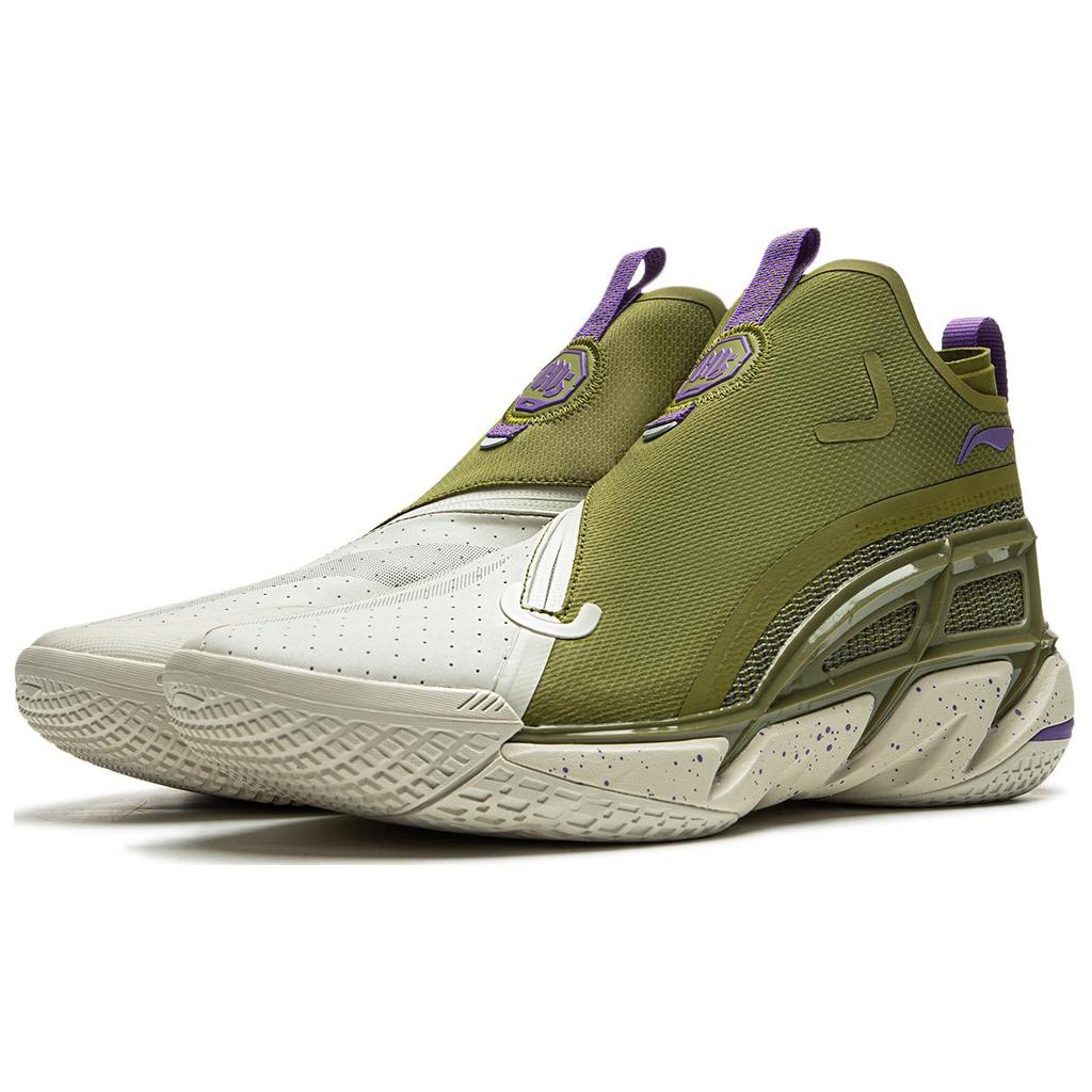 Pantofi de baschet Li Ning Fan Wu 4.5 Bărbați sneaker Verde ABFU031-4