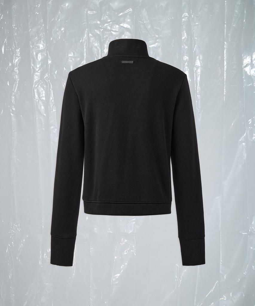 AREUBAN Oblique Twin Zip-Up_Black