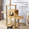 Jingzhou Cat Tree Condo with Scratch Board & Space Capsule