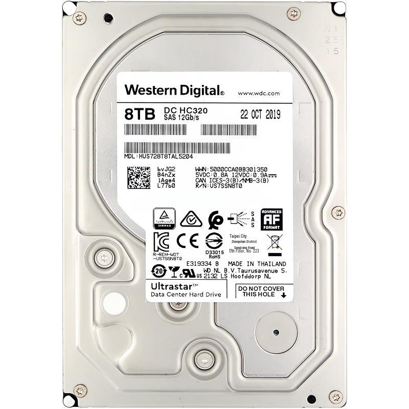 Western Digital WD DC HC320 8TB Enterprise SAS Hard Drive