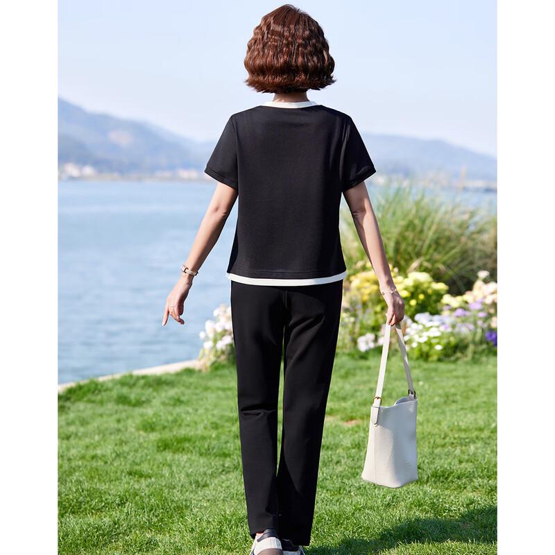 Paster Damen Sommer Freizeit Zweiteiler