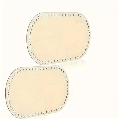 Fondo in legno intrecciato per borsa Rotondo Cesto intrecciato Base in legno Fondo in legno grezzo per cesto Modanatura per fondo cesto fai da te Forniture per uncinetto intrecciato fai da te Borsa a spalla